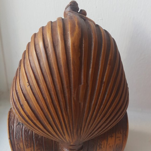 King Ramses II mini polyester statue (hand-carved/ made) - Picture 3 of 15